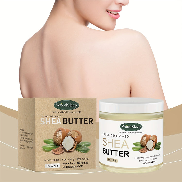 Shea butter cream face and body view