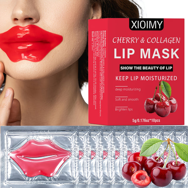 Cherry Collagen Jelly Lip Mask 10-Pack