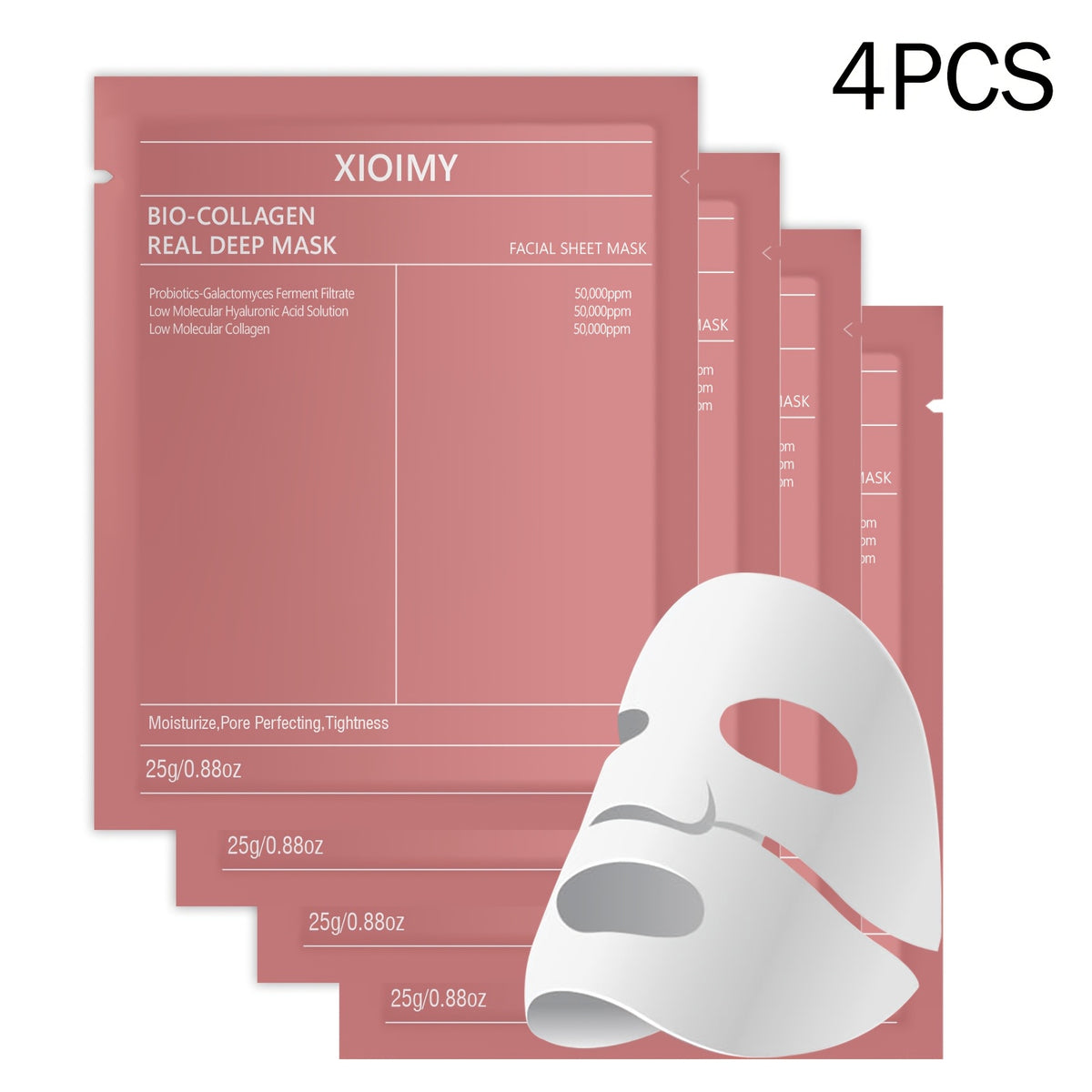 Hydrogel mask alternate view