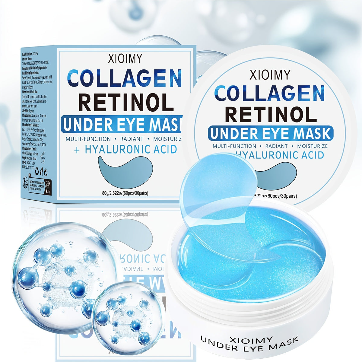 Hydrogel eye patch alternate view
